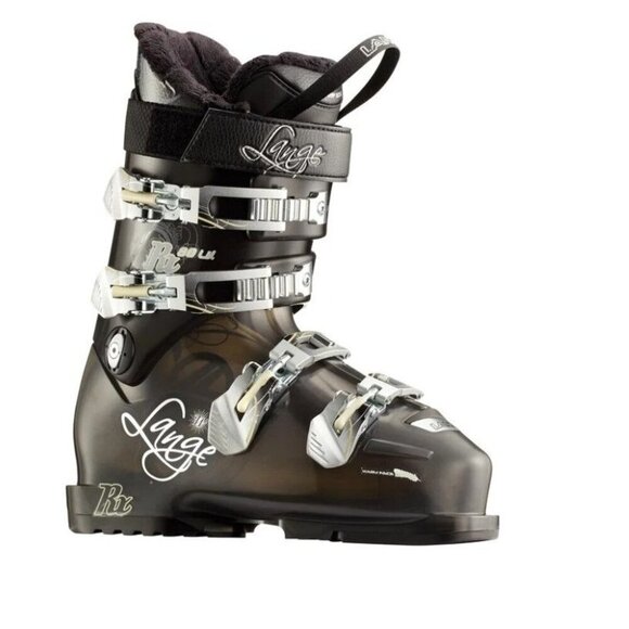 Lange Exclusive RX 80 LV Ski Boots Womens Narrow 24.5 US Size: 8 Black Like New - Picture 2 of 16
